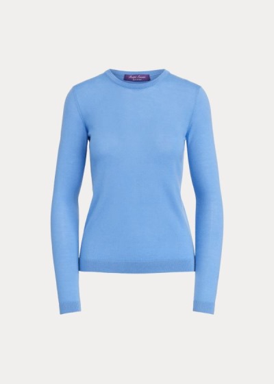 Ralph Lauren Cashmere Crewneck Striktrøje Dame Danmark (CSTOU3157)